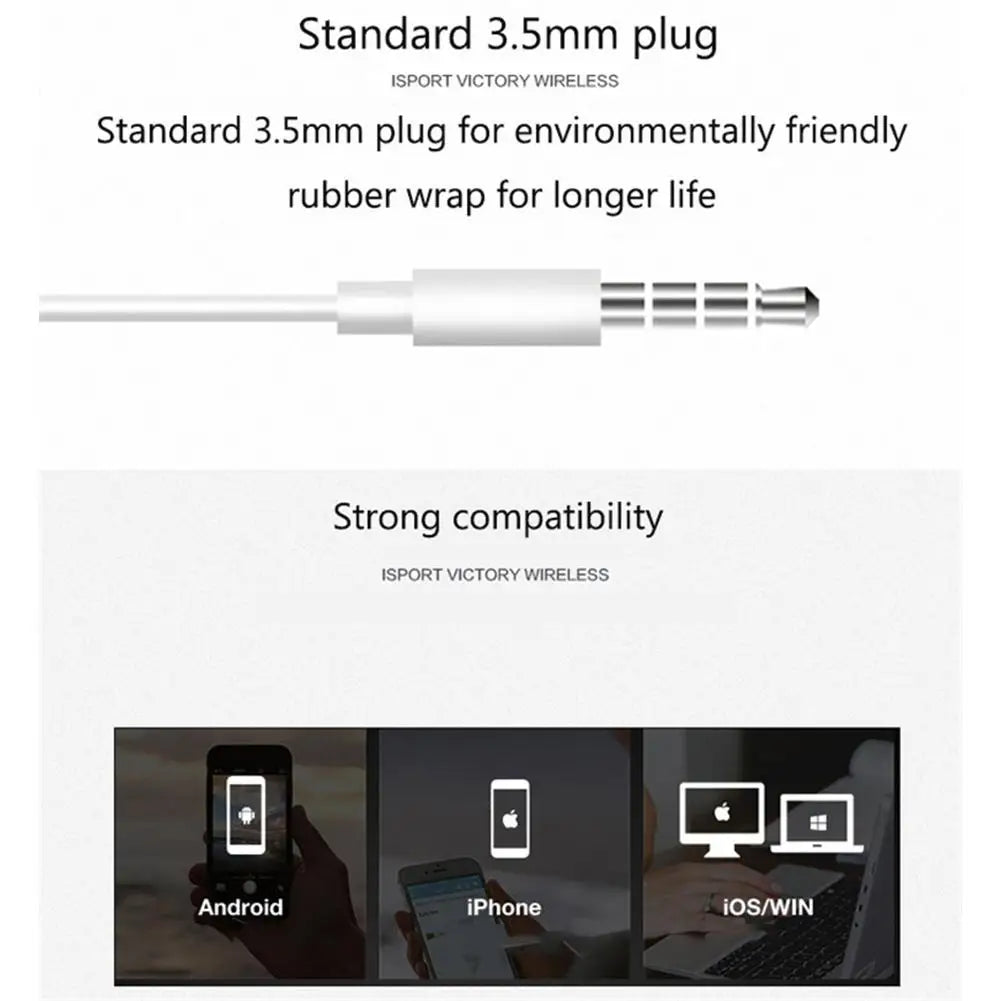 In-Ear Headphones Gaming Sports Running 3.5mm Headset Running Fitness Music For Music Game Call Listening Sport Earphones Tools Zpaxo