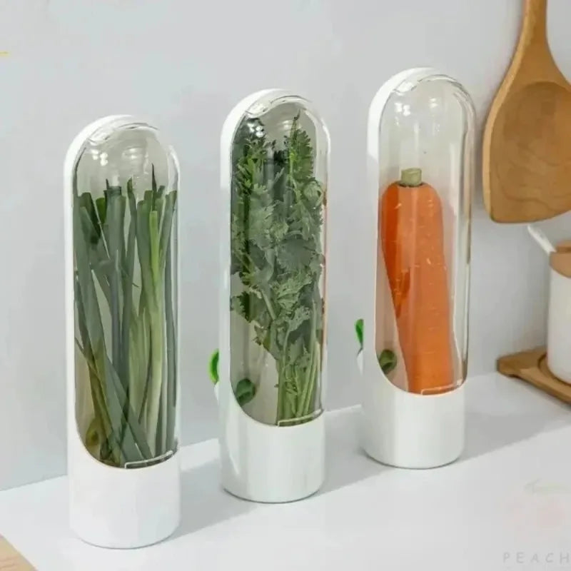 Vanilla Fresh-Keeping Box – Dustproof Vegetable Storage Jar Food Storage Jar Zpaxo