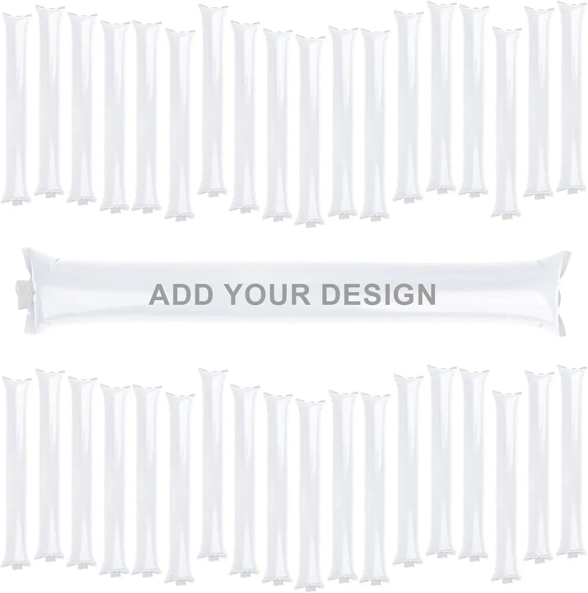Custom Boom Sticks Balloons Stick Thunder Party Noise Maker Zpaxo white customize 50 pcs
