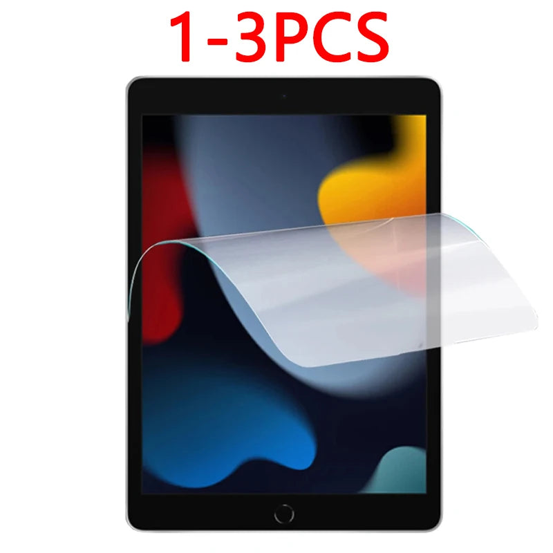1-3pcs Soft PET Film For iPad 10th generation Air 5 4 10.9 Pro 11 12.9 2022 2021 Full Screen Protector 10.2 9th 8th 7th Mini 6 5 Zpaxo