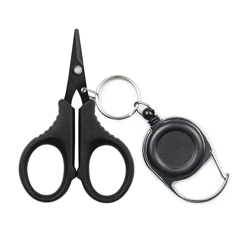 Titanium Stainless Steel Fishing Scissors – PE Braid Line Cutter