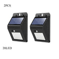Solar Motion Sensor Wall Light – 20–30 LED Waterproof Outdoor