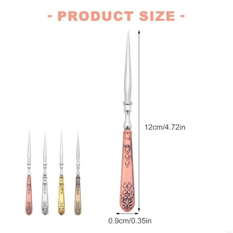 Sewing Awl Embroidery Awl Craft Accessories European Sewing Tool for Embroidery Sewing Zpaxo