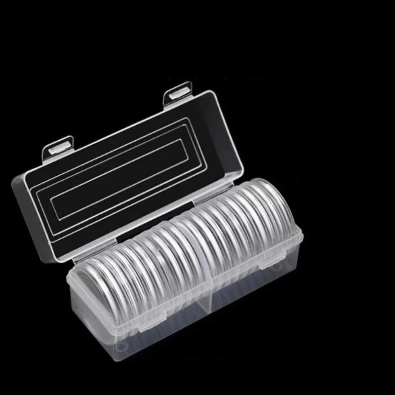 20-Piece Commemorative Coin Collection Box Protection Storage