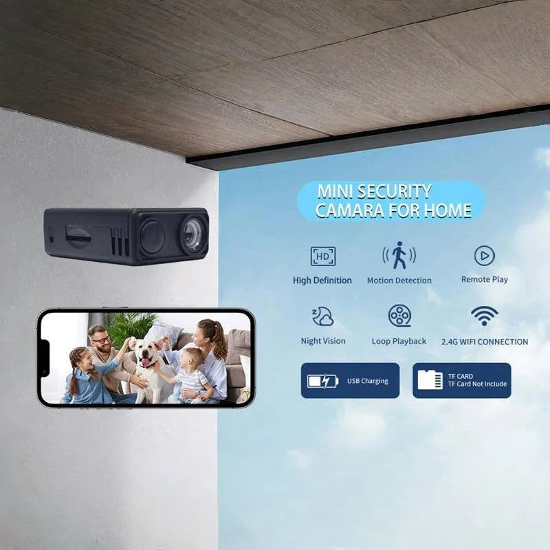 4K Security Camera Wifi Wireless Monitor Remote Motion Detecting