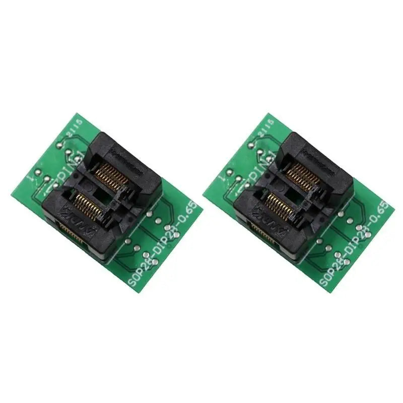 652F SSOP20 To DIP20 Chip Adapter Socket, 0.65mm Pitches, 20Pin Interfaces, 4.4mm Width, Suitable For High Density Layouts Zpaxo