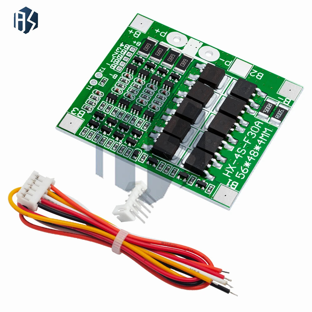 4S 3 2V 7V 30A LiFePO4 Lithium Battery BMS Charge Protection Board 12 Zpaxo