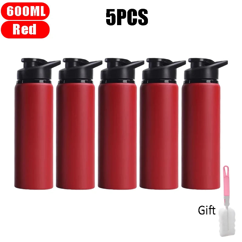 Large Capacity Stainless Steel Sports Water Bottle Outdoors Camping