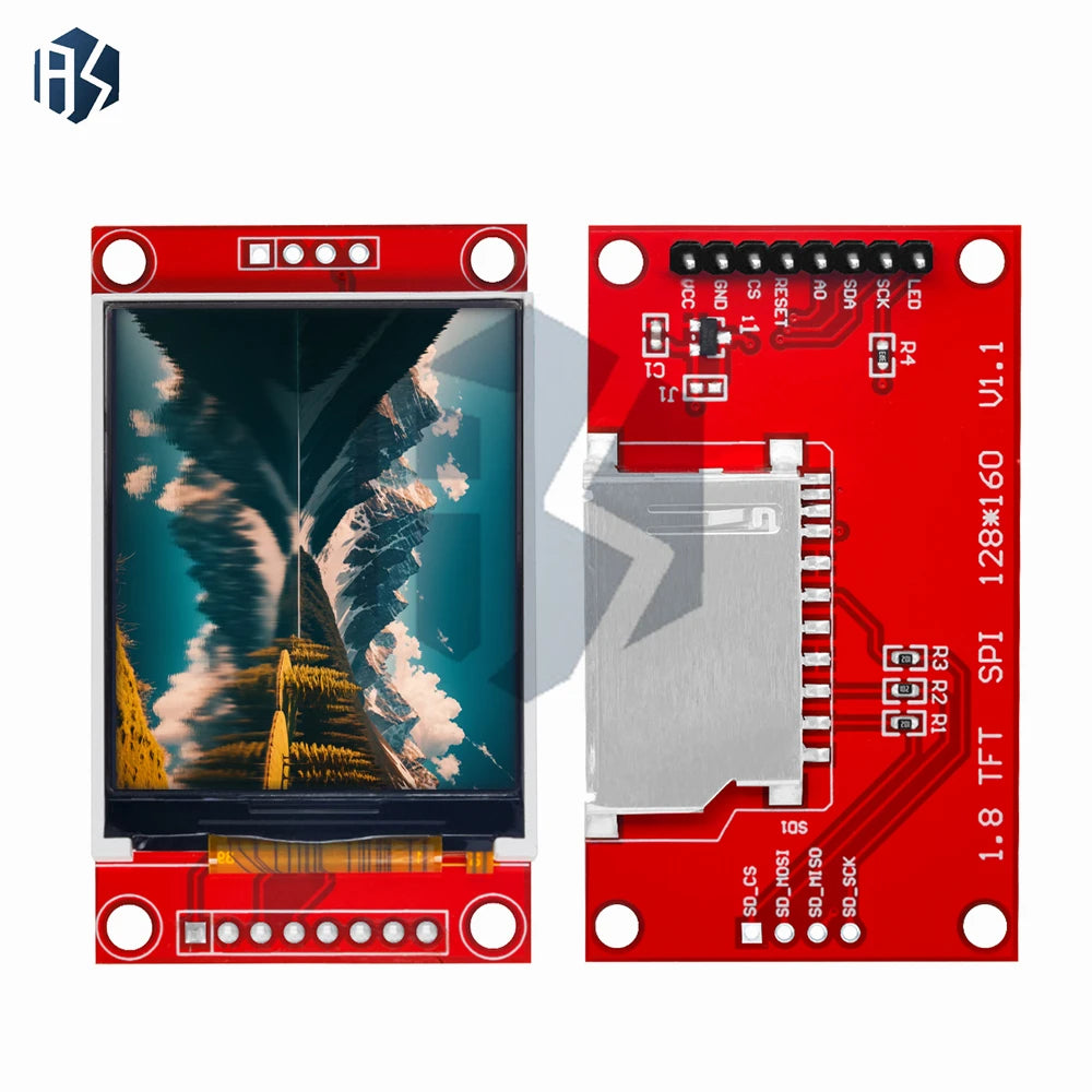 Arduino Raspberry Pi Ready TFT LCD Display 128x160 ST7735 ST7735S SPI Zpaxo