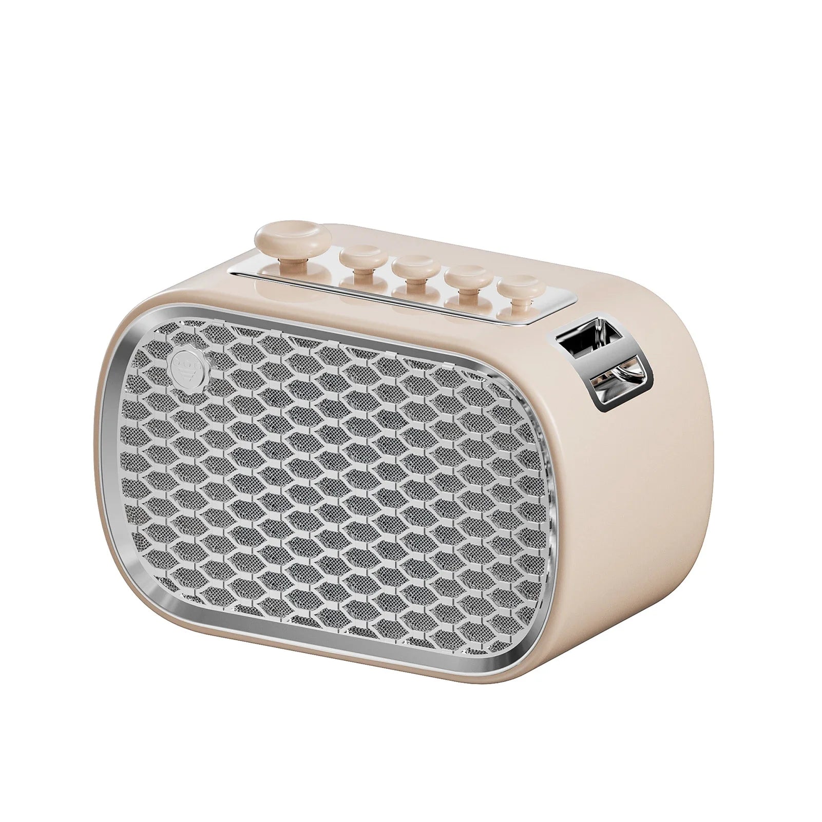 Wireless White Noise Speaker Desktop Multifunctional FM Bluetooth Zpaxo Beige
