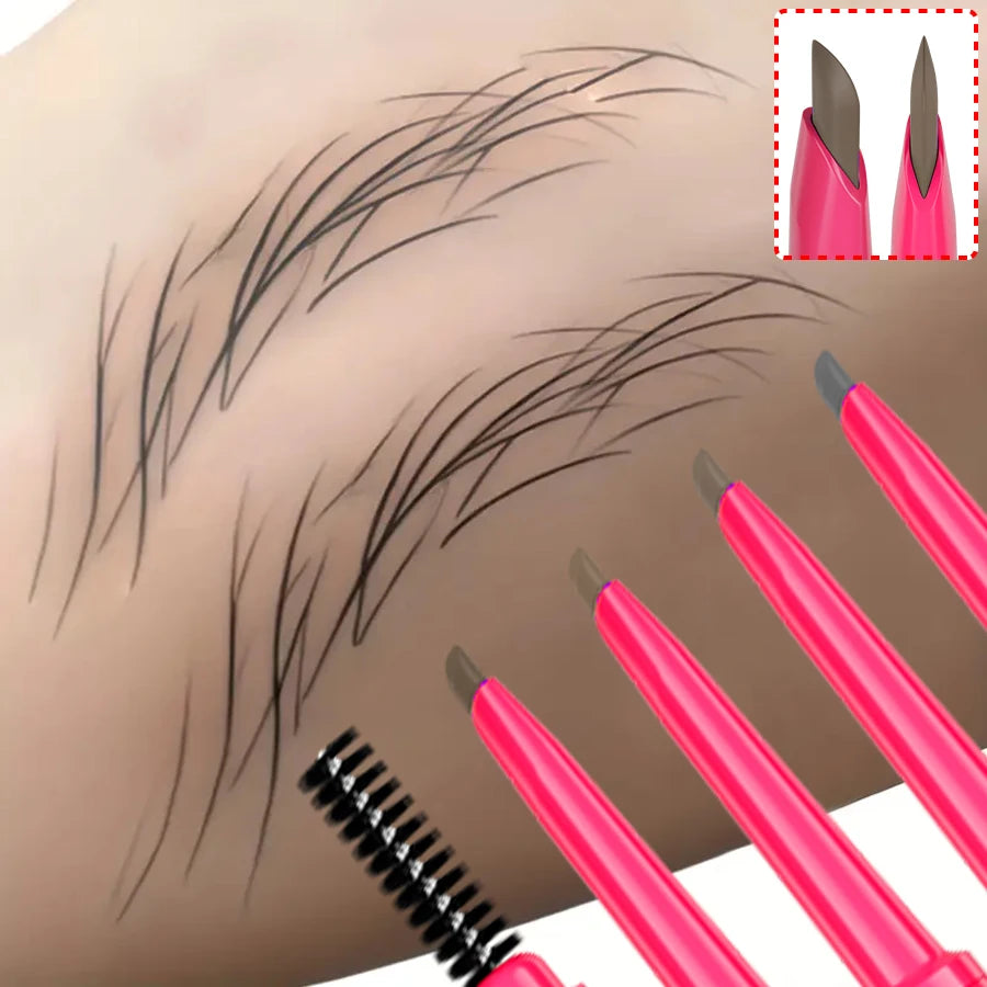 Professional Natural Brown Black Waterproof Eyebrow Pencil Ultra-fine