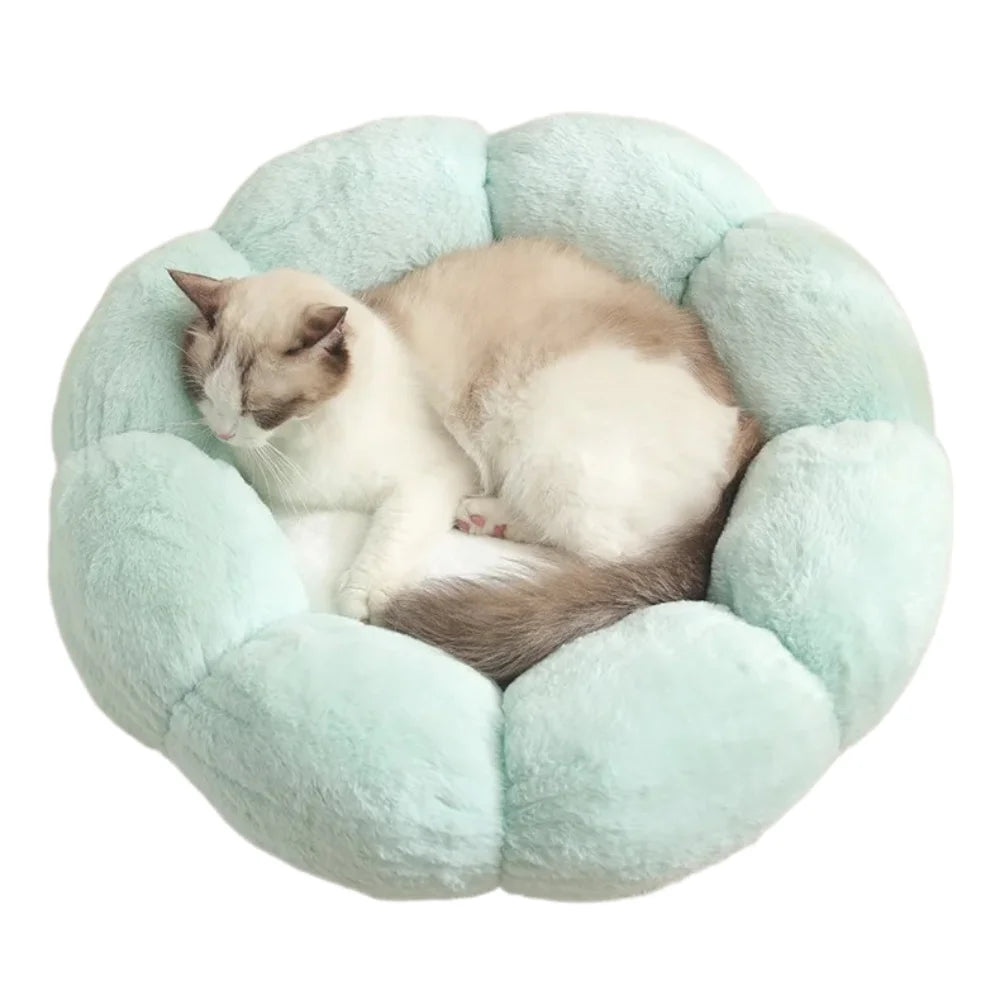 Comfortable Sleep Pet Bed Unique Flower-shaped Indoor Outdoor Use Dog