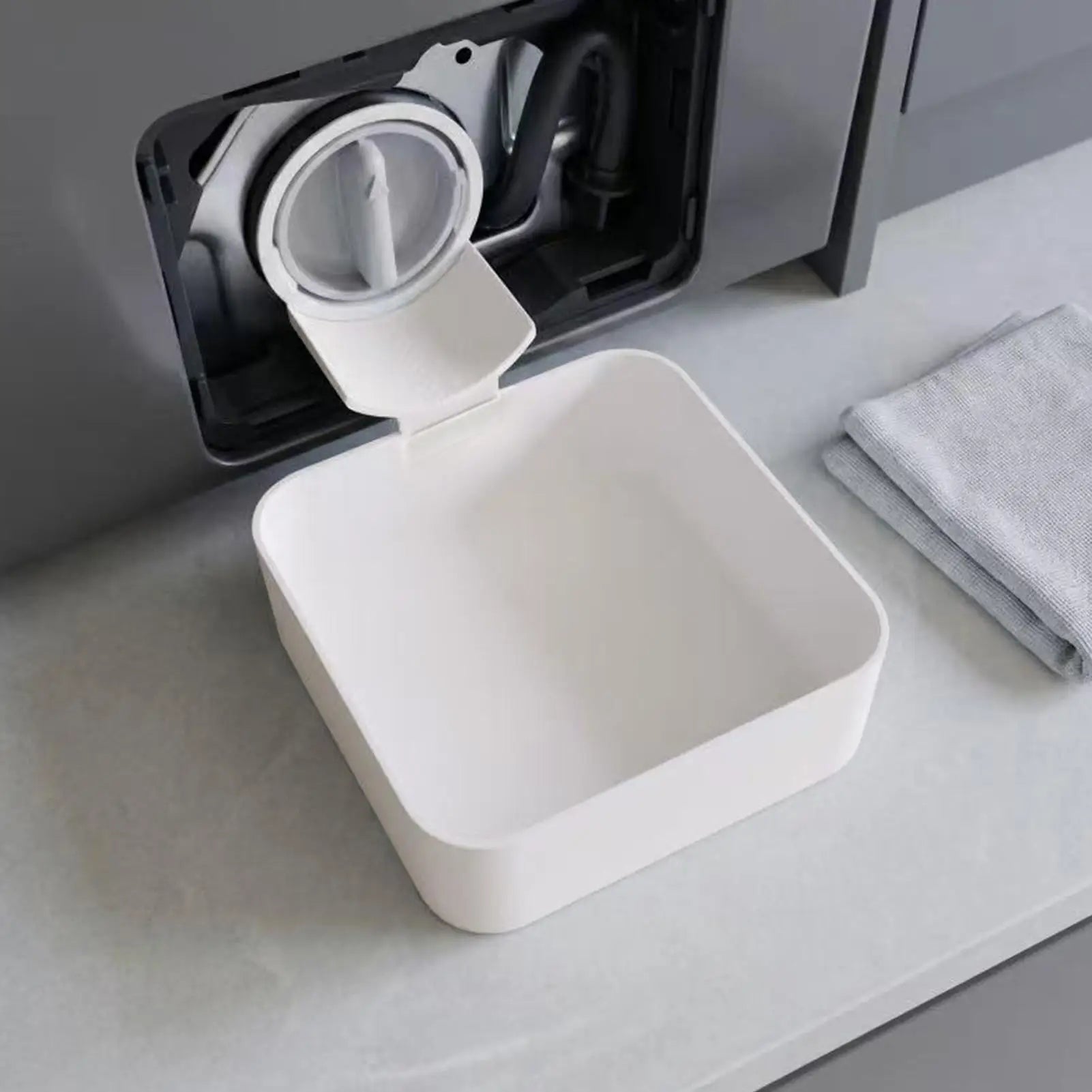 Washing Machine Drainage Tray 3D Printing Drain Funnel Drip Cleaning