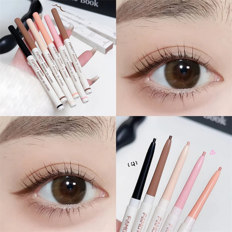 1PC Lying Silkworm Eyeliner Gel Pen Smooth Long Lasting Matte Eyeliner Waterproof Eye Liner Gel Pencil Quick Dry Korean Makeup Zpaxo