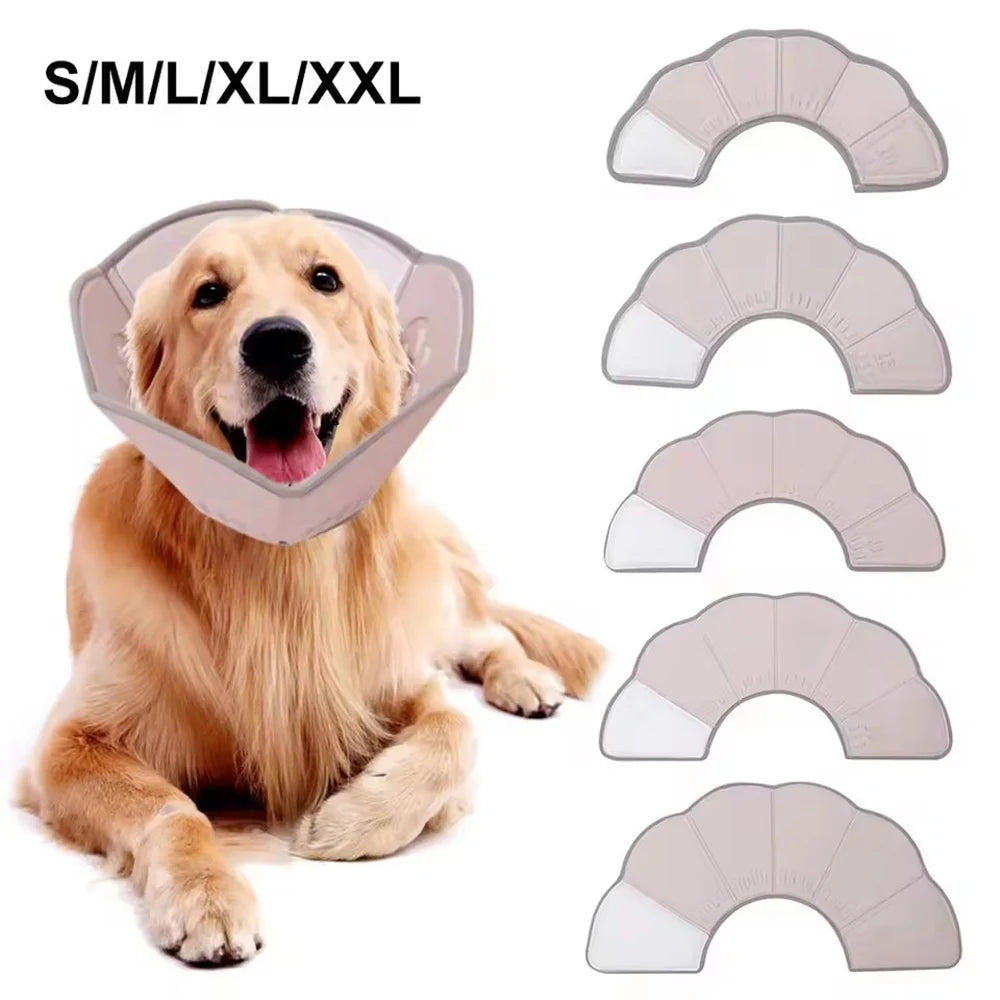Wound Healing Puppy Dog Cone Collar Protective Pet Recovery Anti-bite Zpaxo