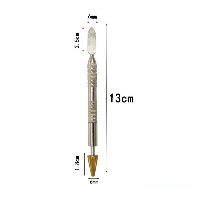 DIY Handmade Double Headed Oil Pen Multi Functional Leather Edge Dual Zpaxo pointed tip