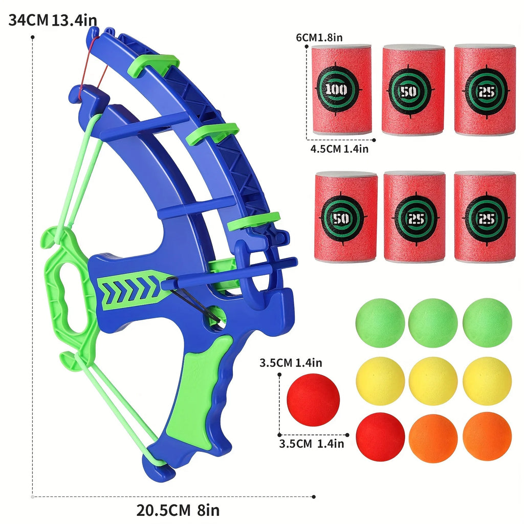 Plastic Slingshot Sticky Ball Numbered Target Party Games Activities