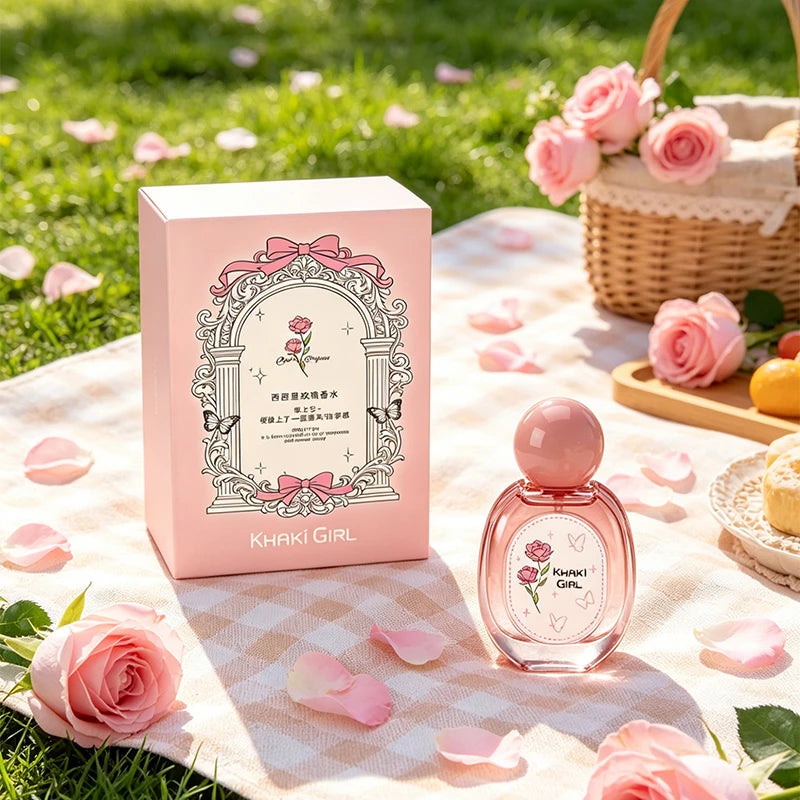 Elegant Rose Perfume Gift Box Set Floral Scent Fresh Fruity Fragrance Eau De Parfum Lasting Aroma Women Student Daily Present Zpaxo