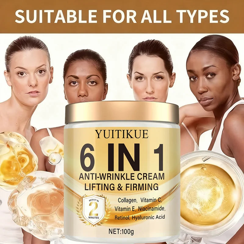 YUITIKUE 2 Min Lift Cream – Retinol & Collagen Anti-Wrinkle Anti-Aging Face Cream Zpaxo