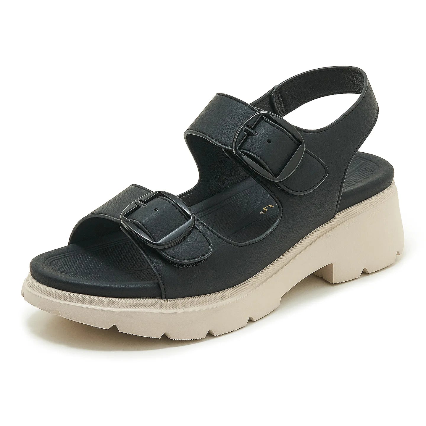 Womens Chunky Platform Sandals Adjustable Buckle Straps Nonslip Lug Zpaxo
