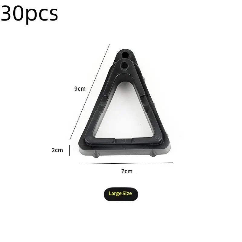 ▶10/30 Pcs Plant Pot Feet Flower Pot Risers Stand With Holes Drainage Saucer Pads Prevent Root Rot For Indoor Outdoor Plants Zpaxo L30PCS Black