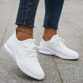 Breathable Mesh Sneakers Women 2026 Outdoor Lightweight Walking Zpaxo WHITE 34