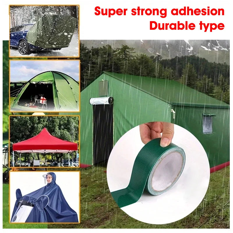 1roll 10M Tarpaulintent Repair Tape Strong Adhesive Waterproof Fabric