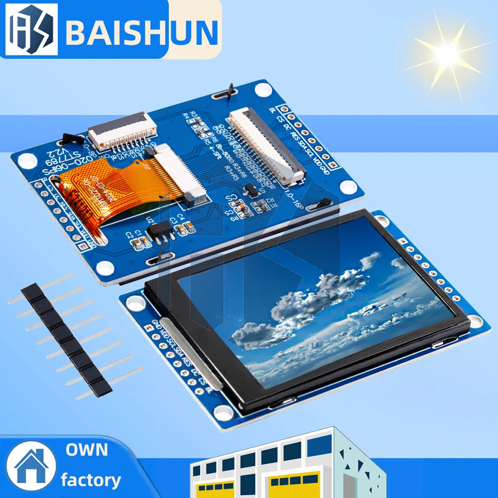 ‌2.0 Inch 240x320 Full Color TFT LCD Display Module with ST7789 Controller, SPI/Parallel Interface for arduino Zpaxo 5pcs