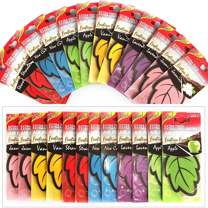 Car Hanging Air Freshener Cards – 7, 14 or 21 Pack | Long-Lasting