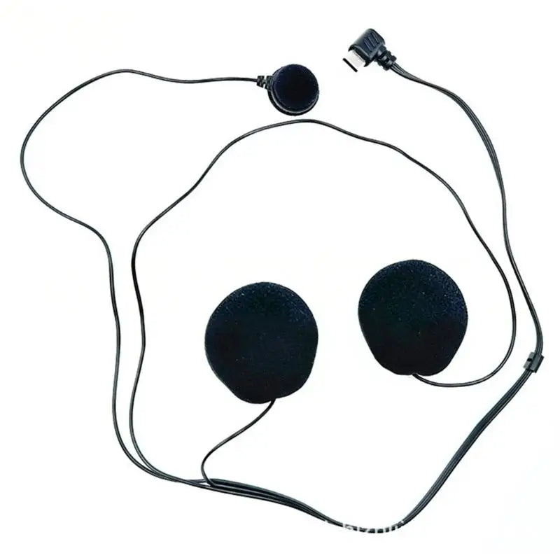 USB Type C Helmet Headset Microphone Compatibles Full Face Helmets Includes Noise Cancelling and Adjustable Boom Zpaxo