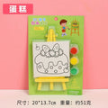 Cartoon DIY Oil Painting Frame Art Graffiti Educational Toy for Kids Birthday Party Favors Kindergarten Rewards Pinata Zpaxo Cake