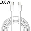 PD 120W USB C to USB Type C Cable Fast Charge Data Cable For Huawei Samsung Xiaomi Macbook iPad Data Line Type C To Type C Zpaxo 100W White 2m cable