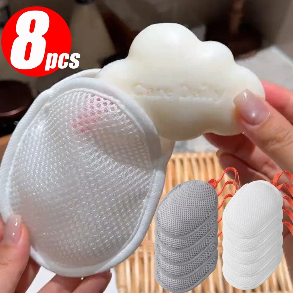 1 Foaming Soap Bag Net Mesh Massage Exfoliator Pouch Bathing Bubble