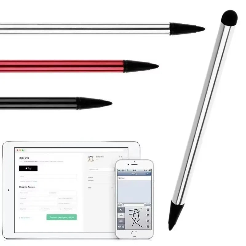 Universal Dual-Tip Stylus Pen for Tablets & Phones – 1–6 Pack