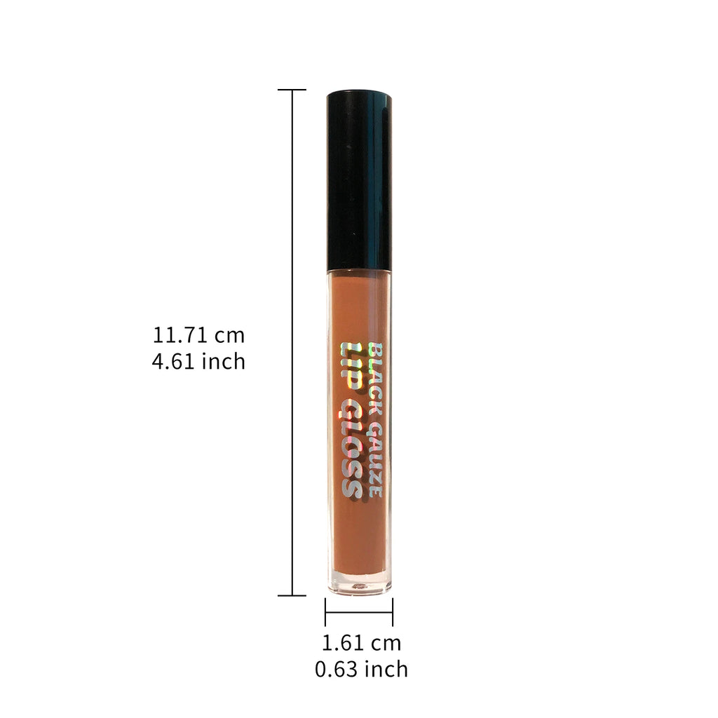 Tri-color Gothic-style Dark Brown Matte Lipstick Velvet Liquid Lip Zpaxo