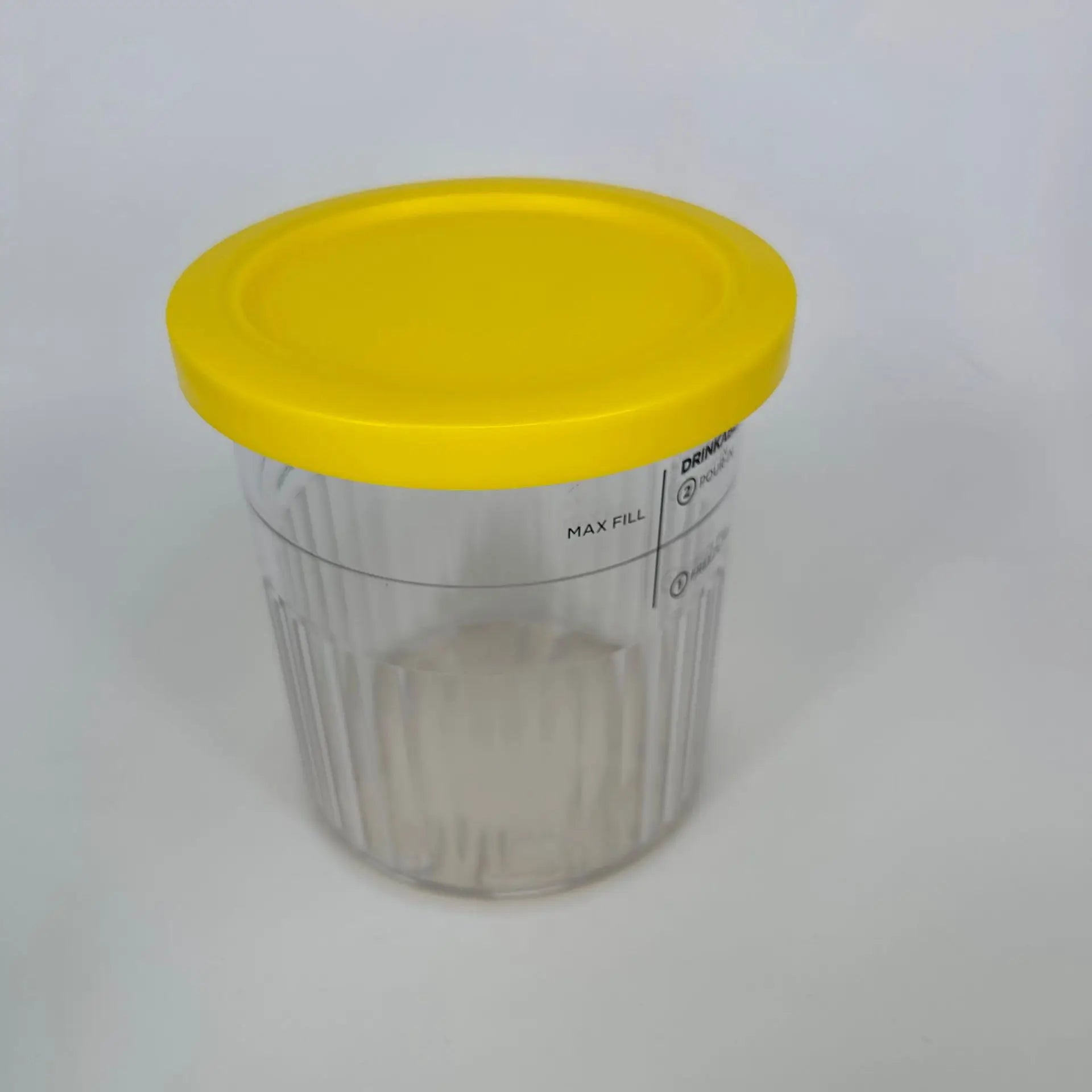 Hot Containers Replacement for Ninja NC500 NC501 Creami Deluxe Pints Lids Creamy Ice Cream Containers Cups Set Family Size Zpaxo Yellow 1PC