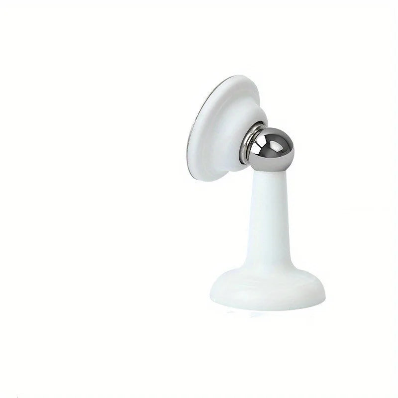 Strong Magnetic Silent Door Plug Household Bedroom Without Drilling Zpaxo White