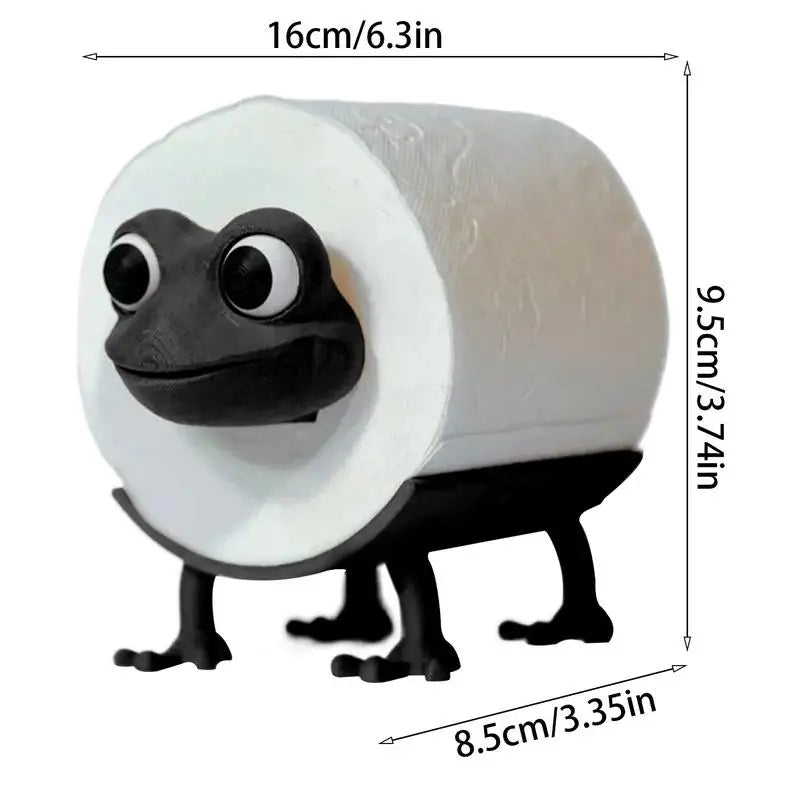 Cute Dog Shape Toilet Tissue Rack Standing Storage Roll Paper Holder