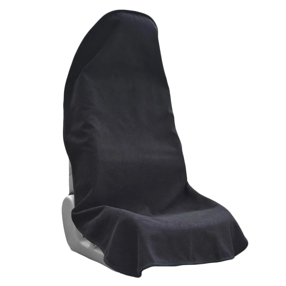 Machine Washable Car Seat Covers Sweatproof Non-slip Backing Zpaxo Black