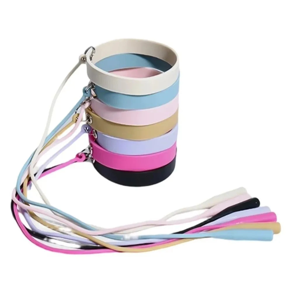 Elastic Silicone Wrist Strap Stretch Firm Eyelash Tweezers Protector Zpaxo