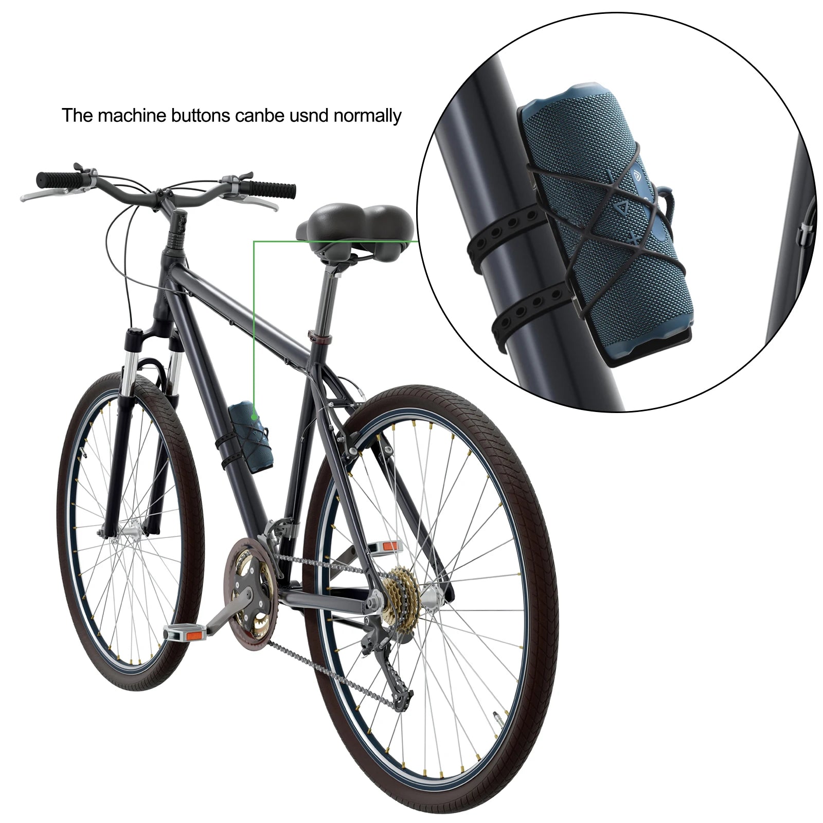 Portable Bike Golf Cart Speaker Mount Holder FLIP 7 6 5 4 3 Essential