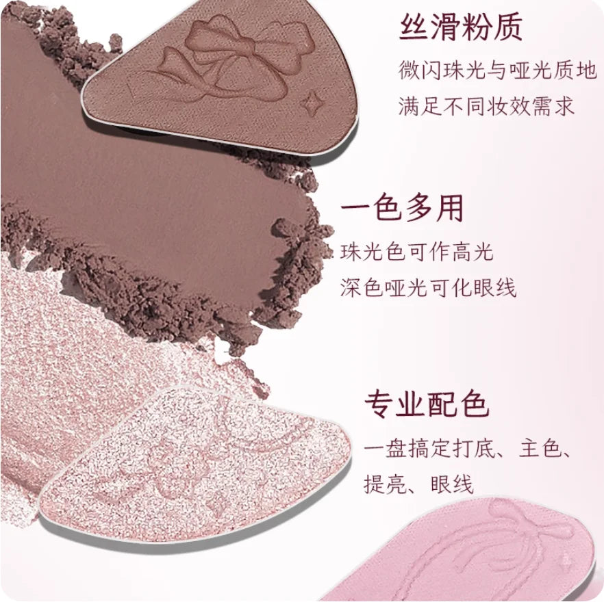 Colorrose Eyeshadow Palette 7-color Matte Satin Shimmer Impact Face Zpaxo