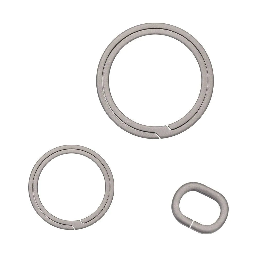 Male Gift Titanium Alloy Keyfobs Pendant Rings Titanium Key Ring Car Keychain Super Lightweight Keychains Titanium Key Buckle Zpaxo