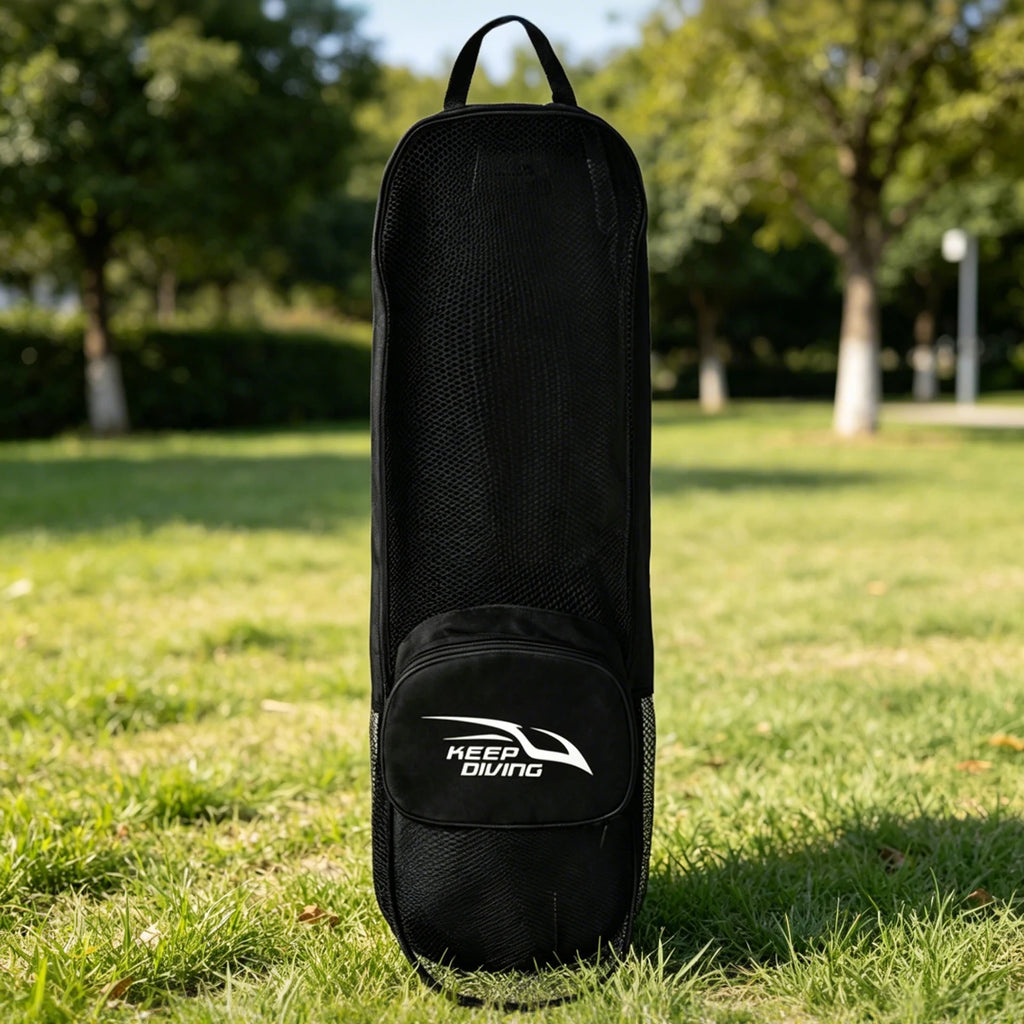 PVC Scuba Snorkeling Gear Bag Waterproof Lightweight Snorkeling Bag Mesh Travel Storage Backpack For Snorkel Enthusiasts Gift Zpaxo