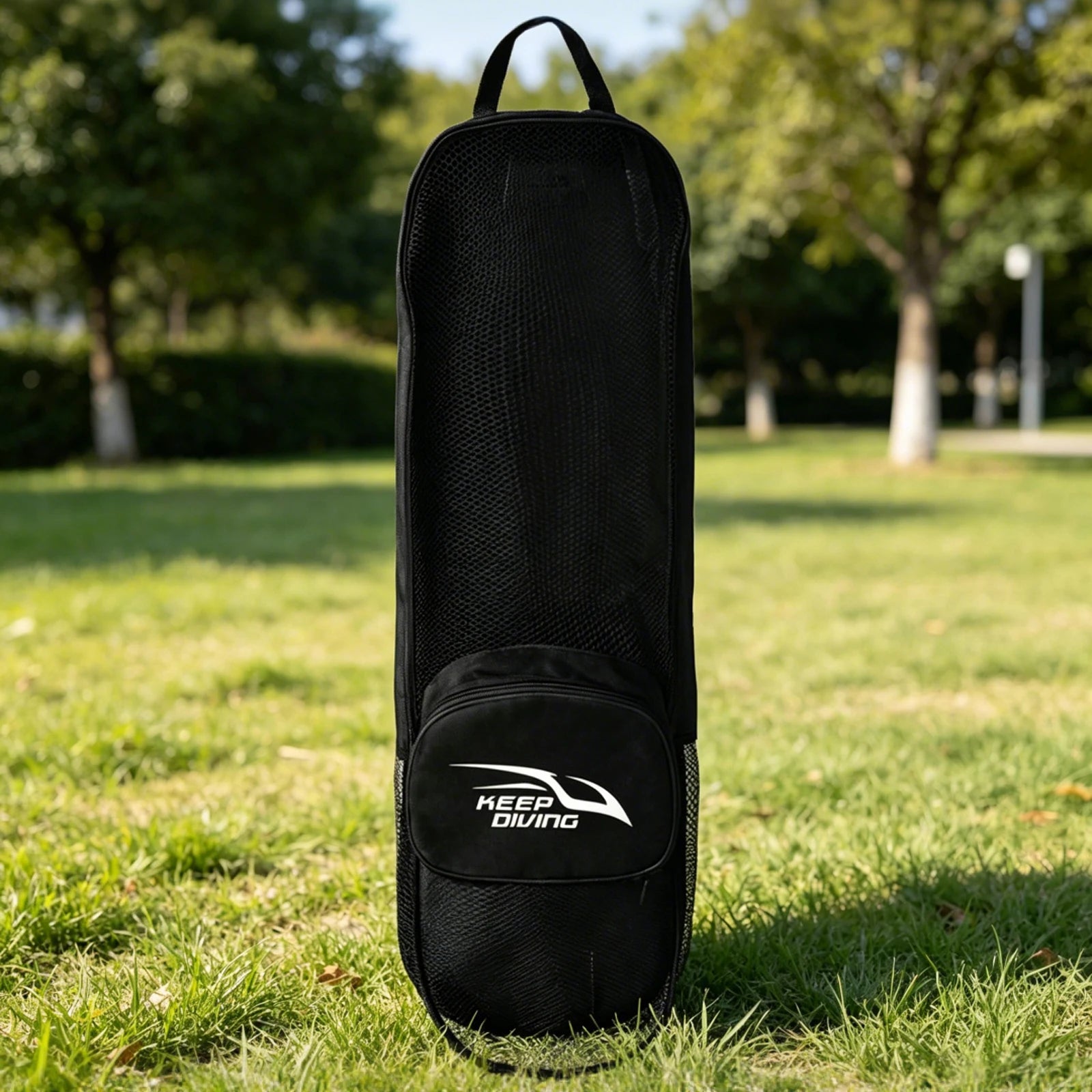PVC Scuba Snorkeling Gear Bag Waterproof Lightweight Snorkeling Bag Mesh Travel Storage Backpack For Snorkel Enthusiasts Gift Zpaxo