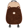 Soft Warm Bear Car Cushion Furry Non Slip Seat Universal Pillow Zpaxo Style 2