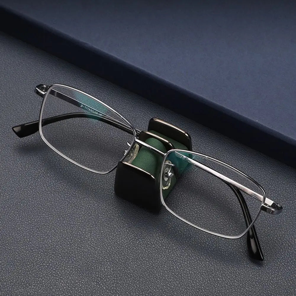 Zinc Alloy&leather Car Glasses Holder Universal Portable In-car Zpaxo