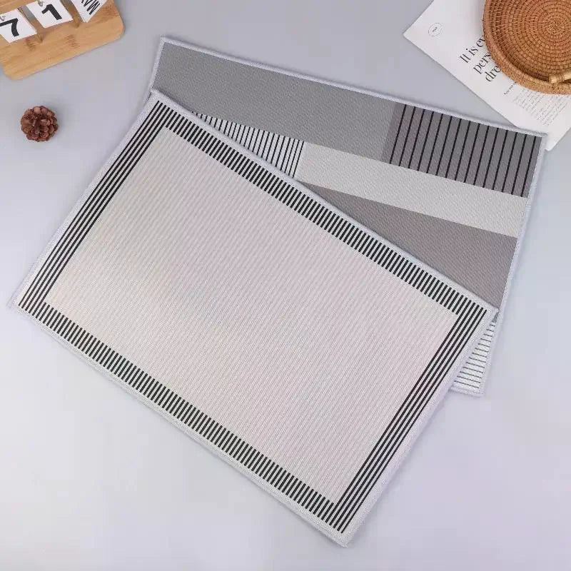Simple Diatomite Bathroom Mat Household Doorway Water-absorbent Zpaxo