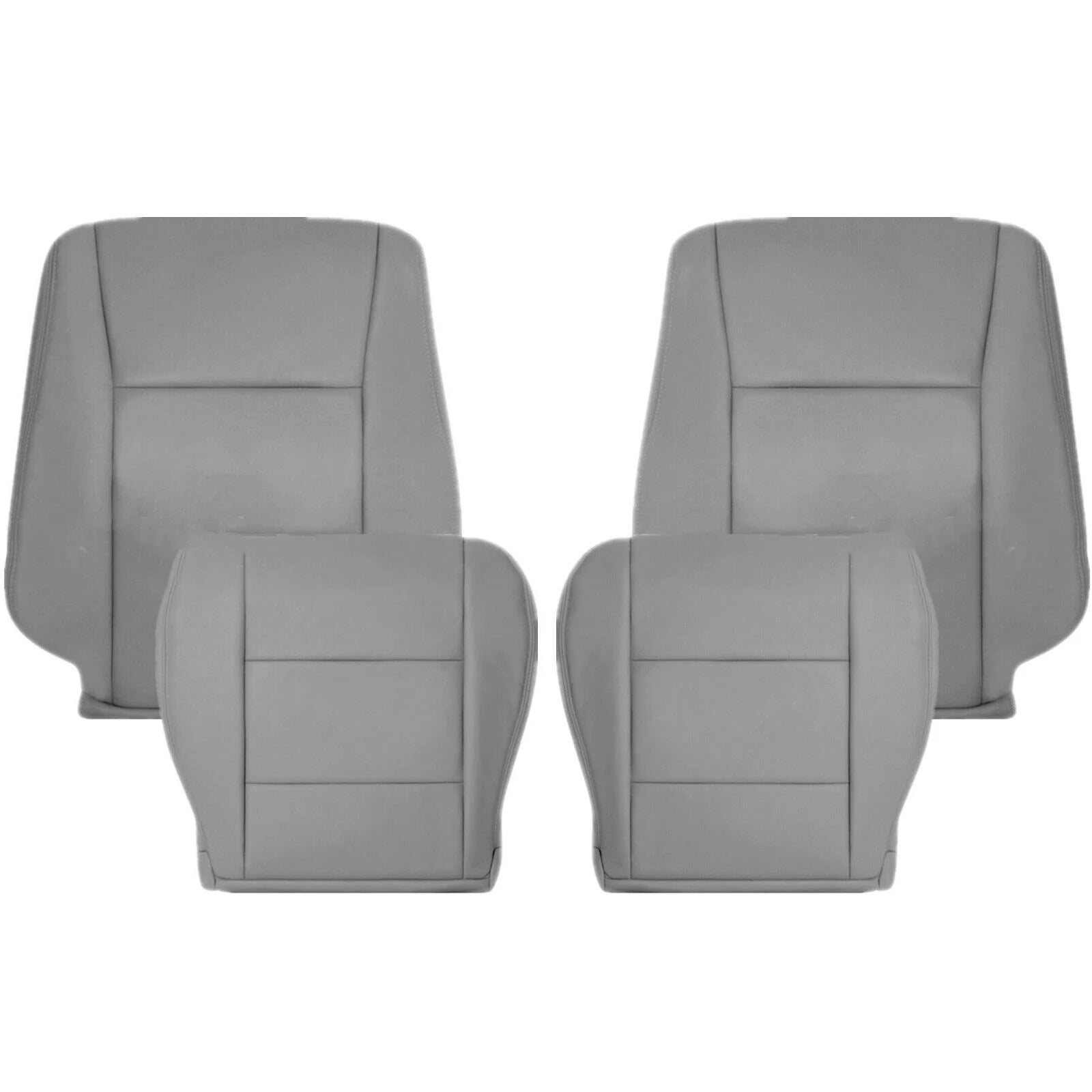 Car Front Driver Passenger Side Leather Seat Cover Replacement Parts