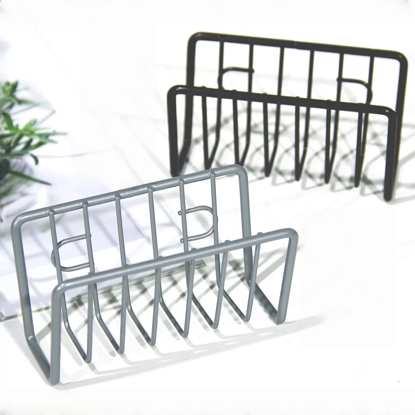 Sink Sponge Holder Rack – Wall Mount Kitchen Organizer